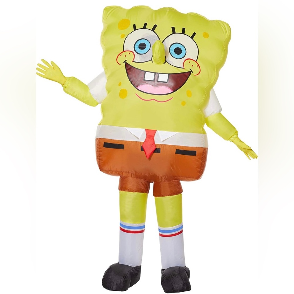 SpongeBob inflatable costume, big kid